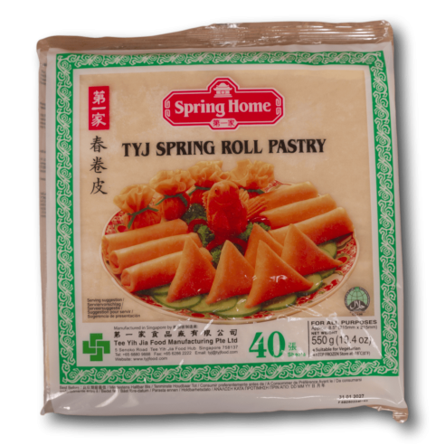 SPRING ROLL PASTE SHEETS (22cm) - 20 packs of 40 sheets