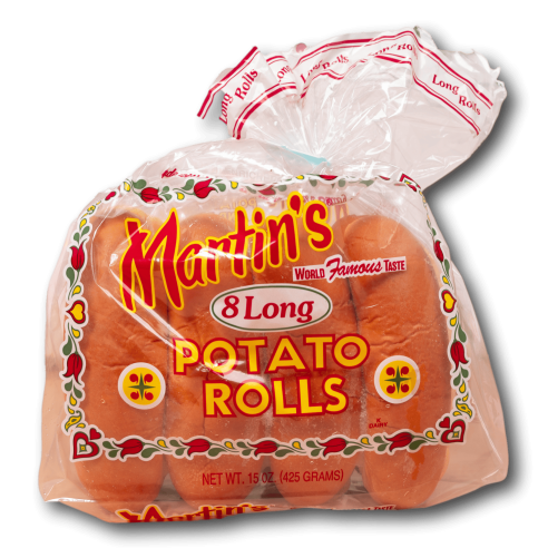 MARTIN'S PAINS HOT DOG (10cm) - 8 packs of 8