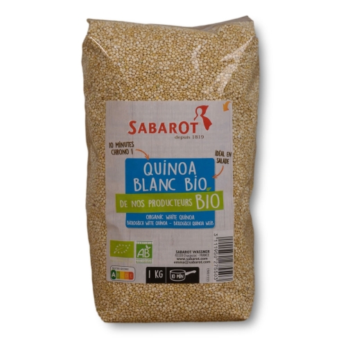 ORGANIC WHITE QUINOA - 1KG x10