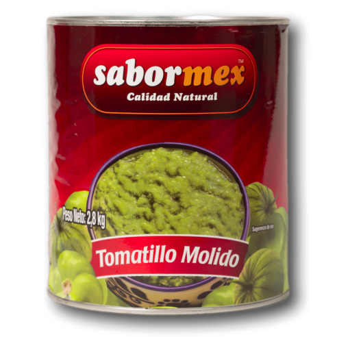 TOMATILLES ECRASEES / CRUSHED GREEN TOMATILLOS - 2.8KG